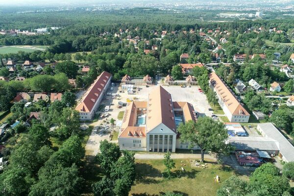 Areal vom Festspielhaus Hellerau
